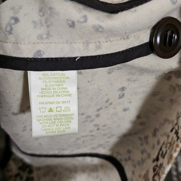 Sigrid Olsen Corduroy Blazer Jacket Sz 10 Cotton Stretch 90s Y2K Gilmore Girls - Picture 5 of 6